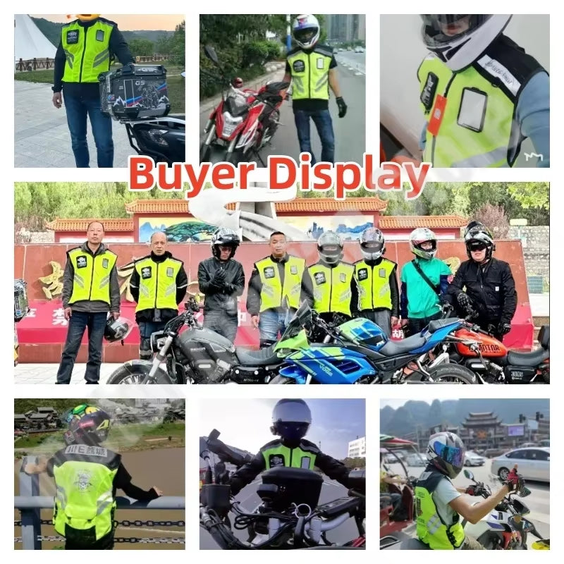 CHALECO MOTO ALTA VISIBILIDAD-LIGERO Y TRANSPIRABLE 