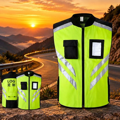CHALECO MOTO ALTA VISIBILIDAD-LIGERO Y TRANSPIRABLE 